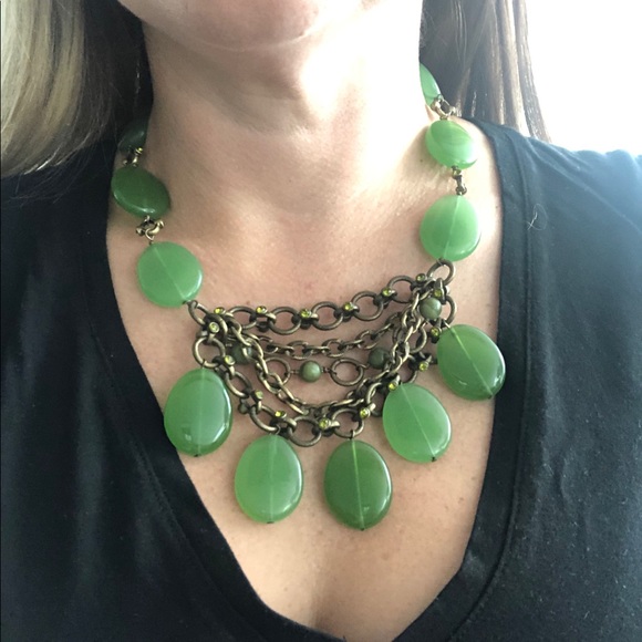 LIA SOPHIA jade necklace - Picture 4 of 5